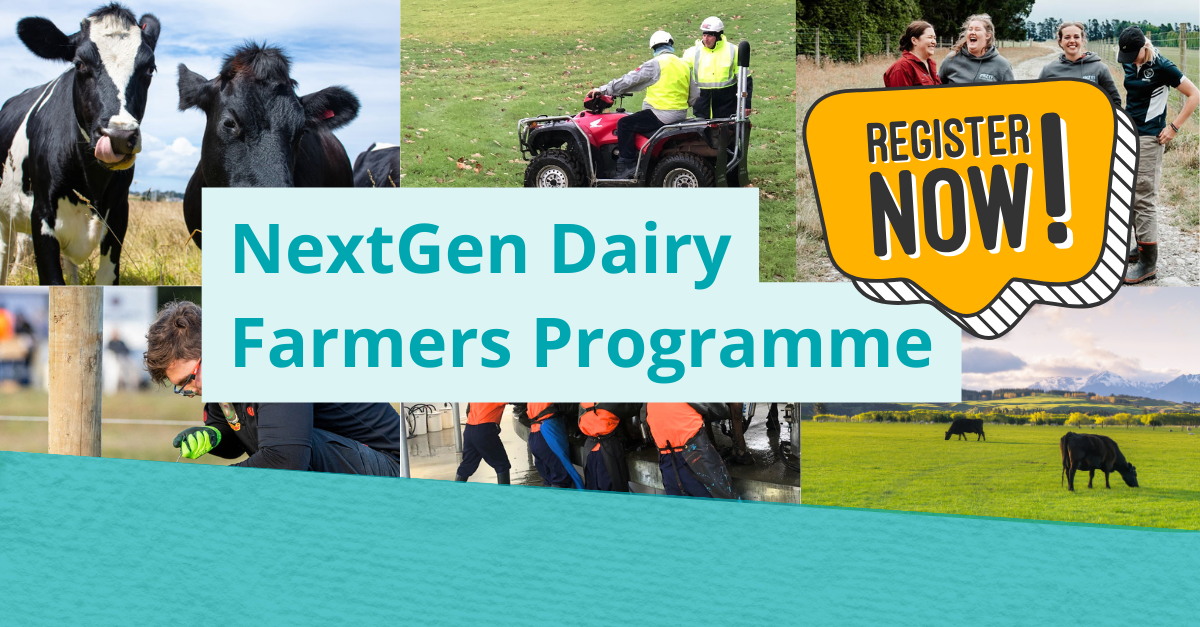 NextGen Dairy Farmers programme application (Step 2) - Dairy Training